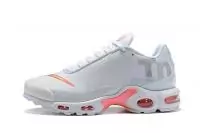 nike tn requin ultra leather tn white orange